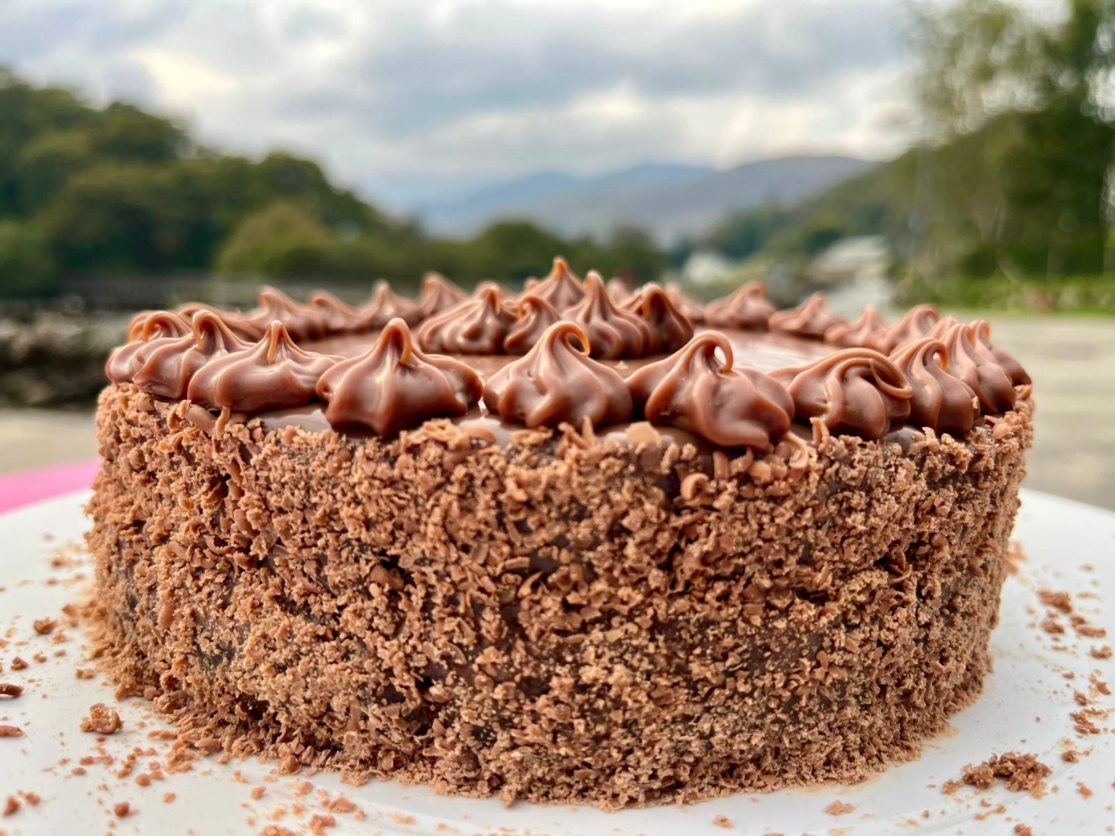 Chocolate sandwich cake